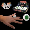 Light Up LED Shamrock Ring